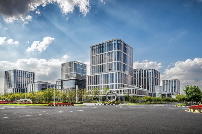 A modern office building