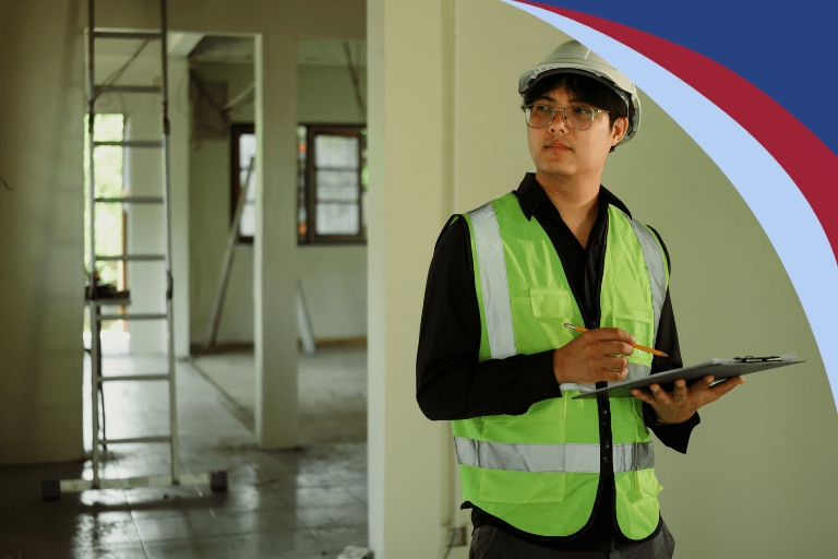 A contractor at work